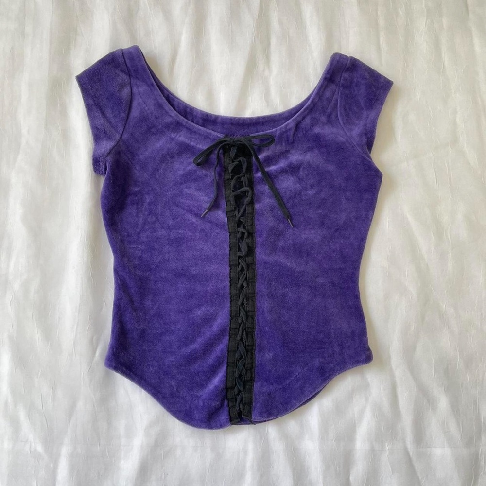 Vintage Betsey Johnson Punk Label Corset Top